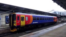 British Trainspotting - East Midlands Trains Class 153 Leaving Derby
