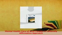 Read  Mental Health Care of Deaf People A Culturally Affirmative Approach Ebook Free