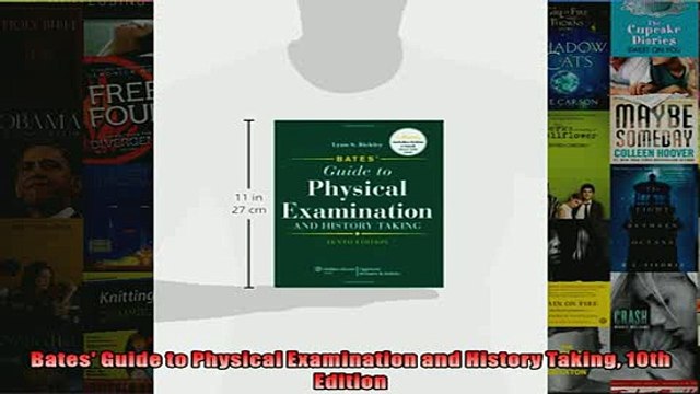 EBOOK ONLINE Bates Guide to Physical Examination and History Taking 10th Edition DOWNLOAD ONLINE