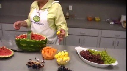 How to Make a Watermelon Fruit Basket