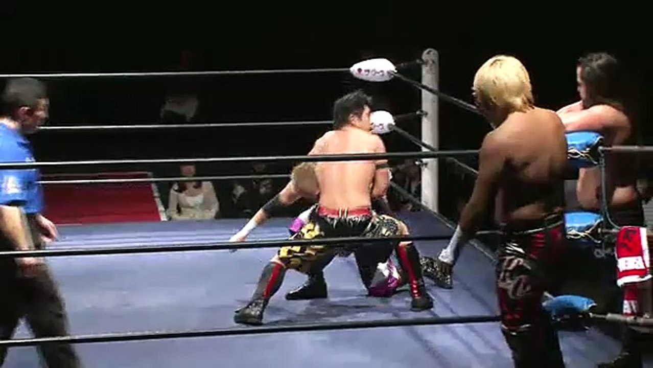 03.15.2016 Akitoshi Saito & Momo No Seishun Tag vs. Hajime Ohara, Kenou & Quiet Storm (NOAH)_352p