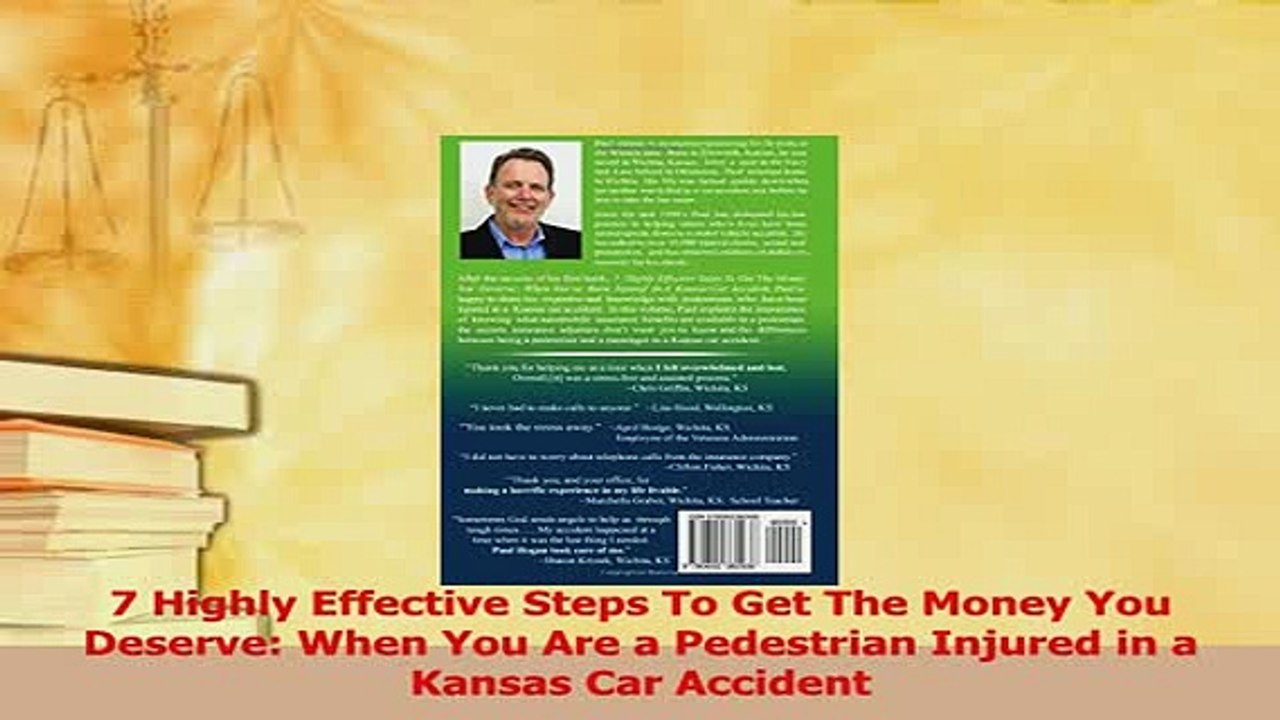 Read  7 Highly Effective Steps To Get The Money You Deserve When You Are a Pedestrian Injured Ebook Free