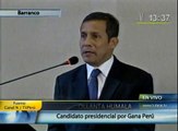 Ollanta Humala: Los medios no estarán sujetos como en los 90
