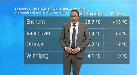 Météo Amérique du nord/Québec : la vague de froid continue !!