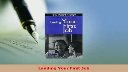 PDF  Landing Your First Job Download Online