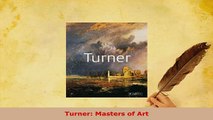 Download  Turner Masters of Art  Read Online