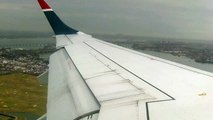American Airlines Embraer 190-100 landing at New York/La Guardia Airport 25/03/2016