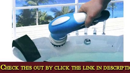 CUH Cordless Household Power Scrubber with Rechargeable Batt