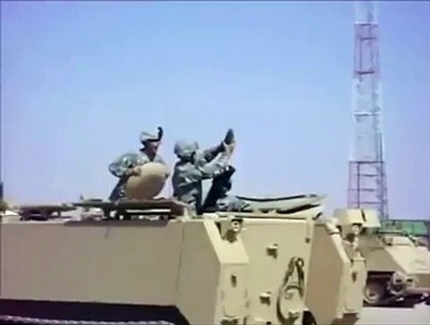 Ces soldats ont eu chaud aux fesses... Grosse boulette avec un lancement de mortier