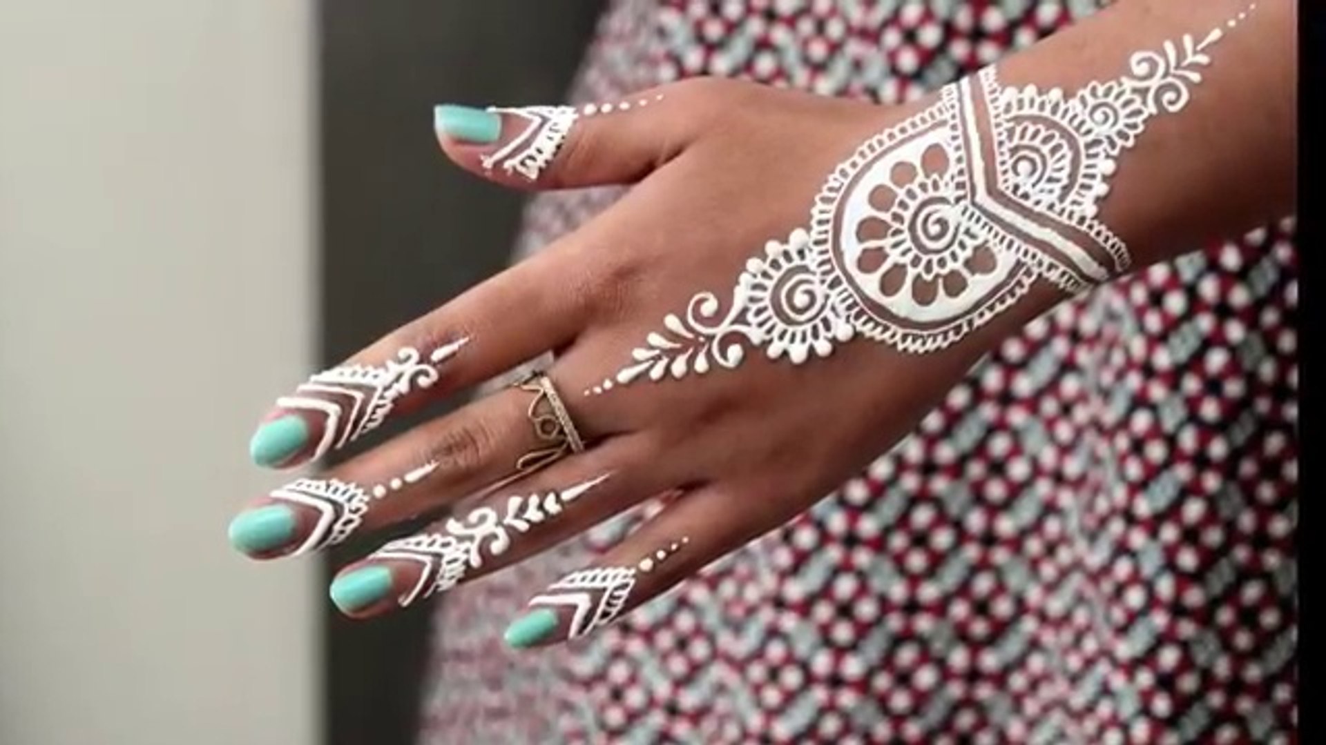 eid gift 4 u .White Henna- Body Paint Temporary Tattoo Tutorial 9 - Samira Henna ArtLook Fabulous Th