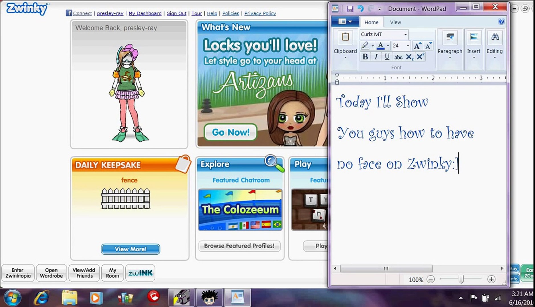 Zwinky Wardrobe Tranfer Video Dailymotion