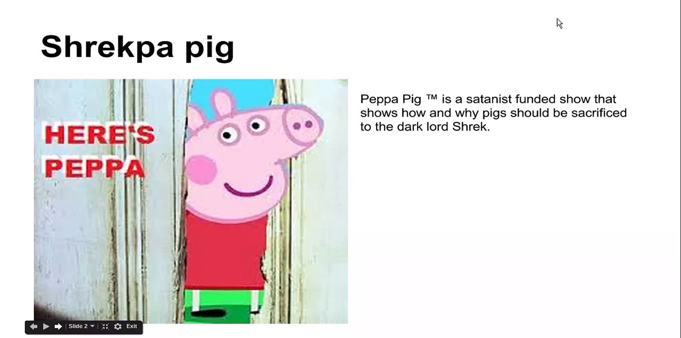 Peppa Pig Is Illuminati Video Dailymotion