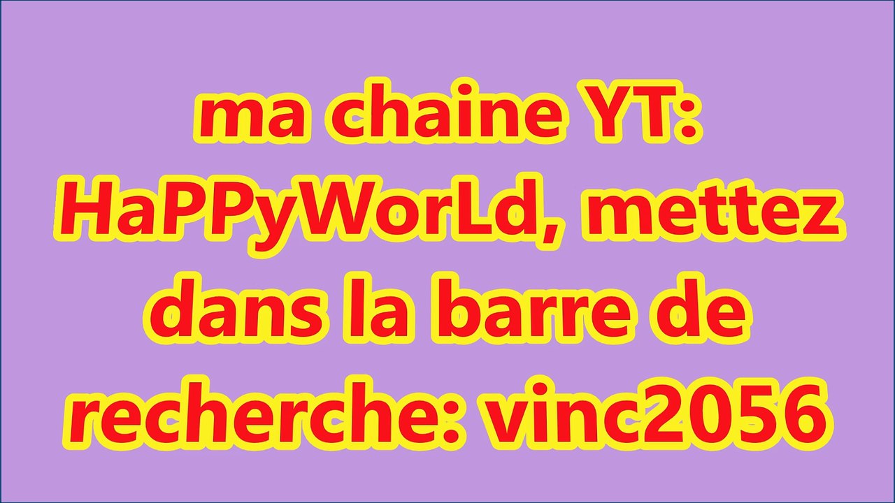 Présentation de ma chaine dailymotion !