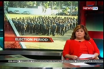 SONA: la période dÉlection, opisyal nang nagsimula; interdiction des armes, ipinatutupad na rin