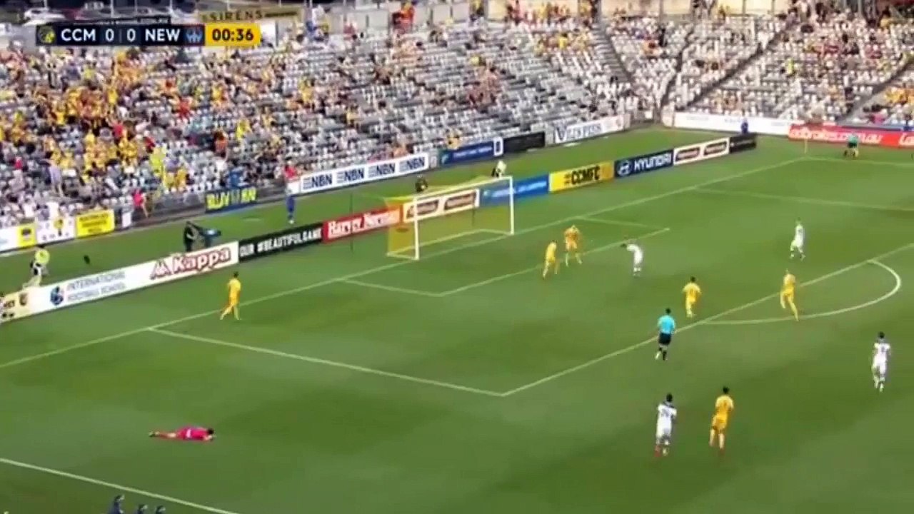 CC Mariners vs Newcastle Jets 0-1 Morten Nordstrand Goal   Australian A-League 09-04-2016 HD