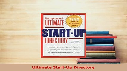 PDF  Ultimate StartUp Directory Download Online