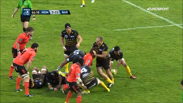SITE OFFICIEL STADE MONTOIS RUGBY - 2EME ESSAI S. TOKULA - STADE MONTOIS vs NARBONNE