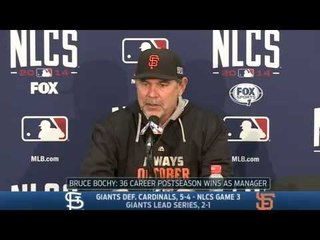 "No teníamos nada que perder": Bochy