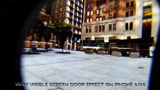 VR HEADSET SCREEN DOOR EFFECT (SDE) TEST on iPhone 6/6S [HOMIDO, FREEFLY, GEAR VR]