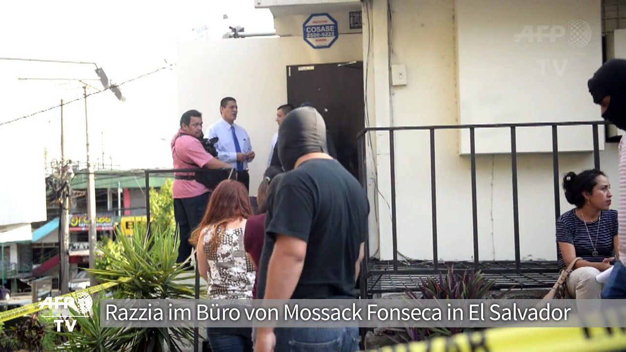 Büro von mossack fonseca in el salvdador durchsucht