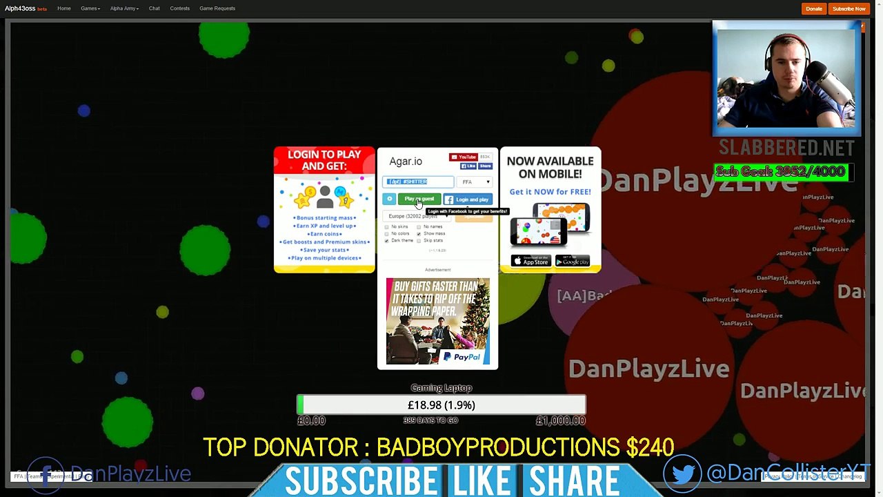 Agario ♦ MASSIVE? COME JOIN W/VASEY7MK