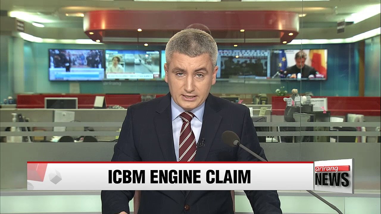 N. Korea claims to have successfully tested new ICBM engine