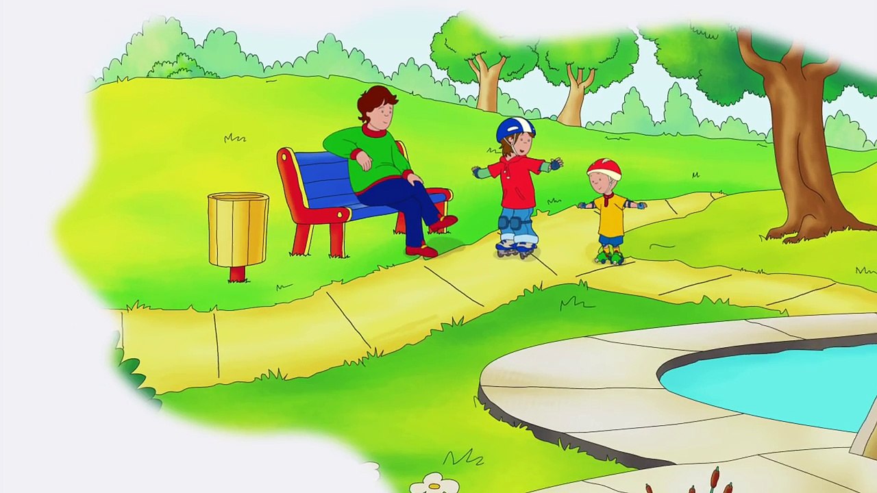 Caillou Can Roller Skate!