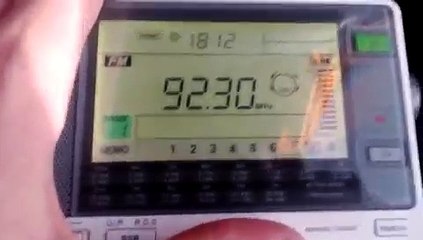 FM Bandscan in Athens, Greece with Sangean ATS-909X (8.4.2016)