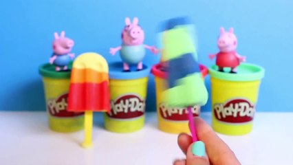 Peppa Pig Play Doh Ice Cream Playdough Popsicles Play-Doh Scoops 'n Treats Part 4