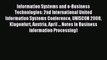 Read Information Systems and e-Business Technologies: 2nd International United Information