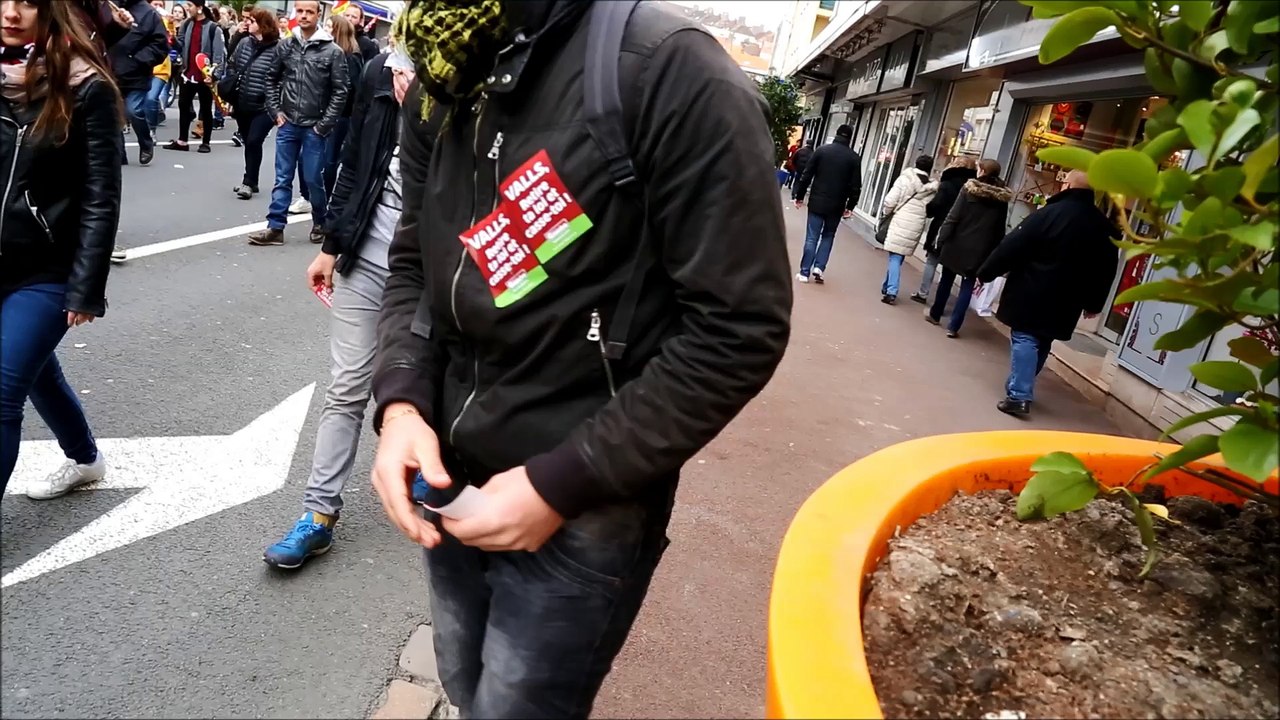 Manifestation contre la Loi Travail à Boulogne-sur-Mer le samedi 9 avril 2016