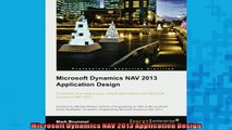 Free PDF Downlaod  Microsoft Dynamics NAV 2013 Application Design READ ONLINE