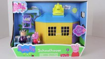 Peppa Pig Schoolhouse ❤ Peppa Pig House with Madame Gazelle Peppa Pig Draws Pig School