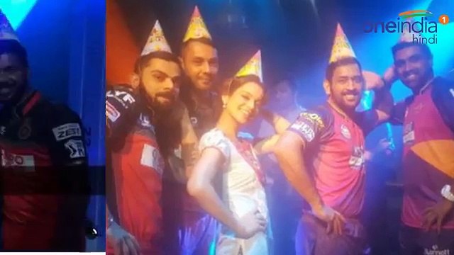 Kangana Ranaut dances with MS Dhoni, Virat Kohli