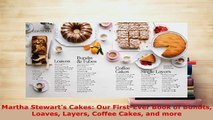 PDF  Martha Stewarts Cakes Our FirstEver Book of Bundts Loaves Layers Coffee Cakes and more PDF Online