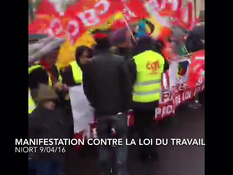 manifestation contre la loi du travail Niort