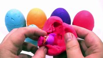 PLAY DOH SURPRISE EGGS!!!   Peppa Pig kinder surprise eggs Hello Kitty, Minions Videos