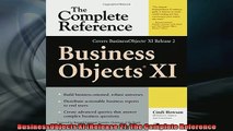 READ book  BusinessObjects XI Release 2 The Complete Reference  DOWNLOAD ONLINE
