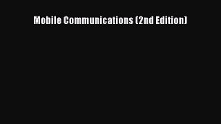 Read Mobile Communications (2nd Edition) Ebook Free