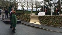 Inauguration de la nouvelle stèle commémorant l'hôpital irlandais