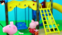 Peppa pig y sus Amigos en el Parque de Juegos Playmobil - Juguetes de Peppa Pig