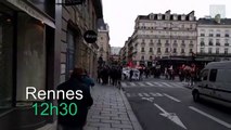 Les images des manifestations contre la Loi travail le 9 avril