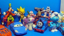 36 Surprise Eggs! ANGRY BIRDS Disney Cars SONIC Kinder Surprise TOY Story SMURFS SpongeBob