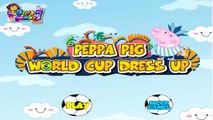 Peppa Pig World Cup Dress Up \ Свинка Пеппа Наряд На ЧМ по Футболу