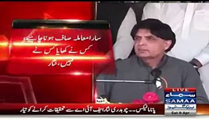 Chaudhary Nisar Response On Imran Khan Threat About Long March To Raiwind