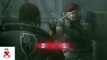 [ ITA ]Resident Evil 4 Professional Leon VS Krauser knife fight HD