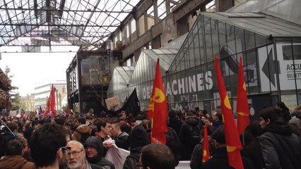 Début de la manifestation à Nantes