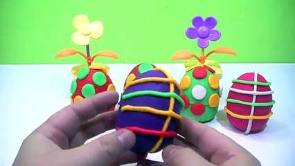 PLAY DOH LEGO EGG!! kinder surprise eggs peppa pig español, minions