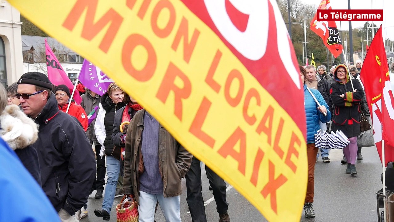 Morlaix. Près de 180 manifestants contre la loi Travail