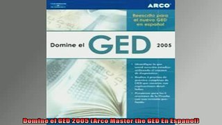 READ book  Domine el GED 2005 Arco Master the GED En Espanol  FREE BOOOK ONLINE